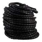 Organizador De Fios Cabos Espiral 1 Metro Preto