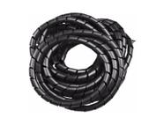 Organizador De Fios Cabos Espiral 1 Polegada Preto 1 Metro