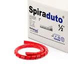 Organizador de Fios e Cabos Espiral 1/2 Vermelho
