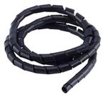 Organizador de Fios e Cabos Espiral 22mm x 3m Preto - Ideal para Escritórios e Ambientes Técnicos Organizador de Fios e Cabos Espiral 22mm x 3m Preto - Ideal para Escritórios e Ambientes Técnicos