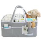 Organizador de Fraldas para Bebês Lily Miles - Cinza