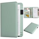 Organizador de garçonete Server Book CoBak com bolsa com zíper verde