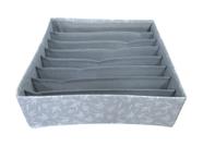 Organizador de Gaveta com 8 Compartimentos - Cinza