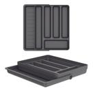 Organizador de gaveta porta talheres utensílios expansível
