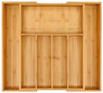 Organizador de gavetas, bandeja de talheres expansível VaeFae Bamboo