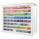 Organizador de gavetas de armazenamento IRIS USA 64 gaveta pequena - branco