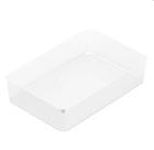 Organizador de gavetas modular retangular unitario branco nitron