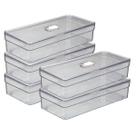Organizador de Geladeira 3,6L com Tela Porta Ovos e Tampa 5un