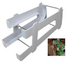 Organizador de Geladeira Porta Lata Despensa Armazenamento Bebida Suco Refrigerante Prateleira Multiuso Resistente