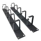 Organizador de gerenciamento de cabos QiaoYouBang 1U 19 Rack Mount Organizador de gerenciamento de cabos QiaoYouBang 1U 19 Rack Mount