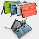 Organizador de inserção de bolsa GO Go Gadget com 4 compartimentos verde limão