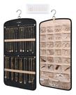 Organizador de joias BAGSMART Hanging Colar Holder Preto