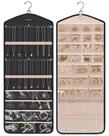 Organizador de joias BAGSMART Hanging com cabide, ganchos de metal, preto