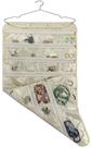 Organizador de Joias BB Brotrade - 56 Bolsos com Zíper - Bege