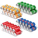 Organizador de Latas Simple Houseware Transparente Conjunto de 4 Organizador de Latas Simple Houseware Transparente Conjunto de 4