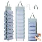 Organizador de legging DHSFKBE com 16 compartimentos (cinza) Organizador de legging DHSFKBE com 16 compartimentos (cinza)