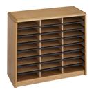 Organizador de Literatura Safco Caddy 7111MO con 24 Compartimentos en Roble Organizador de Literatura Safco Caddy 7111MO con 24 Compartimentos en Roble