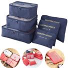 Organizador de Mala Armazenamento Viagem Roupa Kit 6 Peças Necessaire