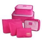 Organizador de Malas de 6 Peças Estampa Lisa Jacki Design Pink Organizador de Malas de 6 Peças Estampa Lisa Jacki Design Pink