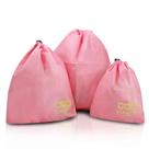 Organizador de Malas para Viagem com 3 Peças Jacki Design Rosa Organizador de Malas para Viagem com 3 Peças Jacki Design Rosa