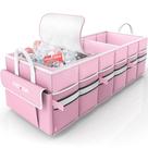 Organizador de Maletero HOTOR con Nevera Incorporada a Prueba de Fugas 69L Rosa