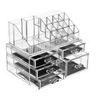Organizador De Maquiagem Acrilico 5 Gavetas 16 Divisorias Porta Batom Cosmeticos Pinceis Caixa Para Esmalte E Joias Esta Organizador De Maquiagem Acrilico 5 Gavetas 16 Divisorias Porta Batom Cosmeticos Pinceis Caixa Para Esmalte E Joias Esta