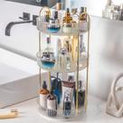 Organizador de maquiagem INVSSENE 360 Rotating 3 Tiers Clear
