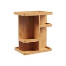 Organizador de maquiagem Lavish Home Rotating Bamboo Skincare
