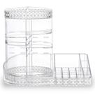 Organizador de maquiagem MOSIKER 360 Rotating Clear Acrylic