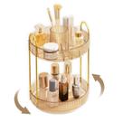 Organizador de maquiagem ROLIZOE 360 Rotating 2 Tier para Vanity Light