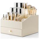 Organizador de maquiagem Vladimir Skincare Perfume PU Leather Beige
