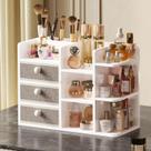 Organizador de maquiagem X-cosrack Bamboo com porta-escovas e gaveta
