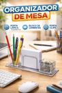 Organizador de Mesa Acrimet Porta Lápis Clips e Bloco de Lembretes Desk Organizer