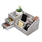 Organizador de mesa de escritório de madeira VERGOODR Rustic Grey Organizador de mesa de escritório de madeira VERGOODR Rustic Grey