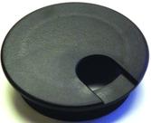 Organizador de mesa de plástico Cable Grommet Jandorf de 6,4 cm preto