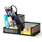 Organizador de mesa Deli Mesh Office Supplies Caddy Black Organizador de mesa Deli Mesh Office Supplies Caddy Black
