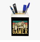 Organizador de Mesa Iluminado com Porta Celular Gamer Decor