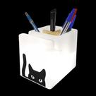 Organizador De Mesa Iluminado Logo Gatinho Espião A Pilha - 10010784