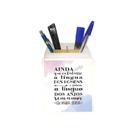 Organizador de Mesa Iluminado Porta Lápis Caneta Treco Objetos DecorFun - Língua dos Anjos