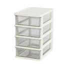 Organizador De Mesa Pequeno Com 2-6 Camadas, Caixa De Armazenamento Plástica Com Gaveta Para