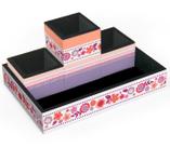 Organizador de mesa pop com 4 peças em mdf fina ideia Organizador de mesa pop com 4 peças em mdf fina ideia
