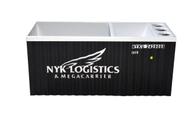 Organizador de mesa porta caneta conteiner em metal - nyk logistics