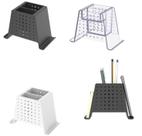 Organizador de Mesa Porta Caneta Objetos para Escritório Home Office com Porta Celular e Post-it