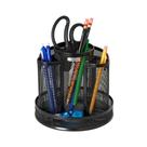 Organizador de mesa Rolodex Rotating Office Supply Caddy Black