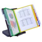 Organizador de Mesa Ultimate Office AdjustaView com 10 Bolsos Coloridos Organizador de Mesa Ultimate Office AdjustaView com 10 Bolsos Coloridos