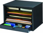 Organizador de mesa Victor Wood Midnight Black 4-Shelf