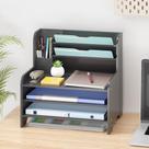 Organizador de Mesa Wisuce Essentials em Bambu com 3 Níveis para Correspondências