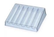 Organizador de moedas acrílico cristal