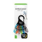 Organizador de mosquetões de chaves Nite Ize KeyRack Steel S-Biner Organizador de mosquetões de chaves Nite Ize KeyRack Steel S-Biner