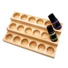 Organizador de óleos essenciais LONG TAO de 3 camadas de madeira para 5-20 ml